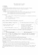 Đề cương ôn tập Giữa kì 1 Tiếng Anh 8 năm 2025–2026 trường THCS Thọ Lộc (Hà Nội)